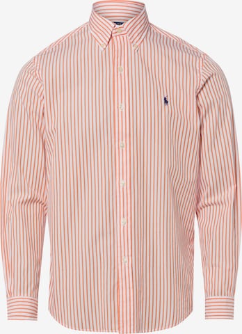 Coupe regular Chemise Polo Ralph Lauren en orange : devant