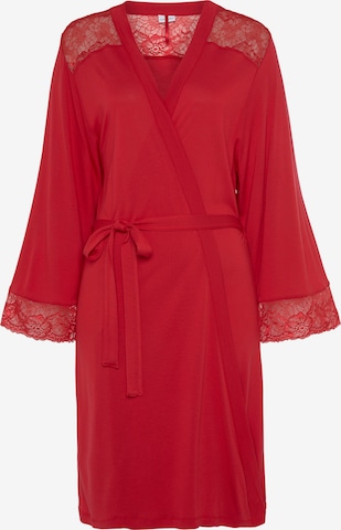 Robe de chambre LASCANA en rouge : devant