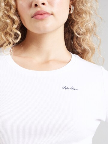 Pepe Jeans Μπλουζάκι σε λευκό