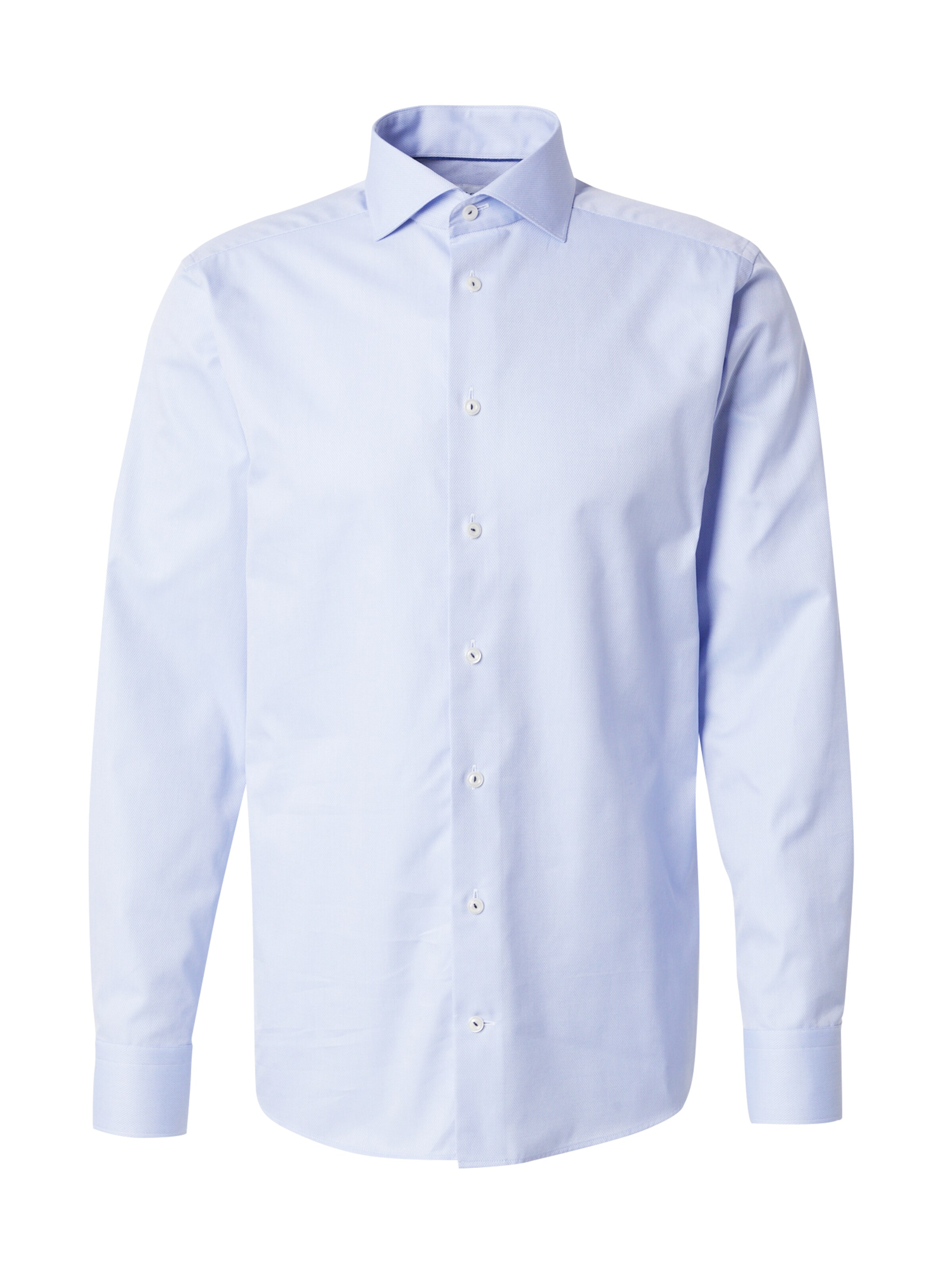 ETON Slim fit Button Up Shirt in Blue: front