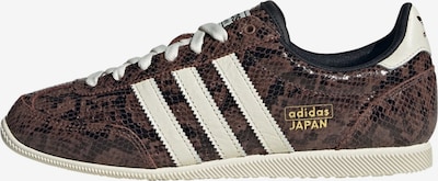 ADIDAS ORIGINALS Baskets basses 'Japan' en marron / or / noir / blanc, Vue avec produit