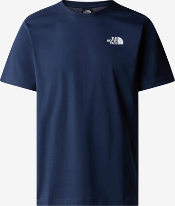 T-Shirt 'Redbox' THE NORTH FACE en bleu : devant
