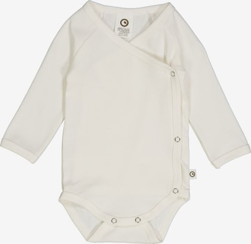 Barboteuse / body Müsli by GREEN COTTON en beige : devant