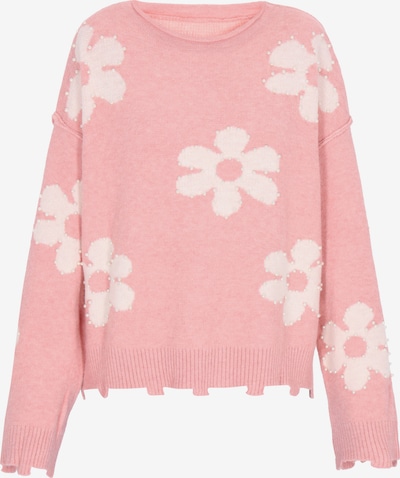 Megztinis iš swirly, spalva – rožinė / balta, Prekių apžvalga