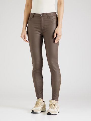 JDY Skinny Jeans 'New Thunder' in Brown: front