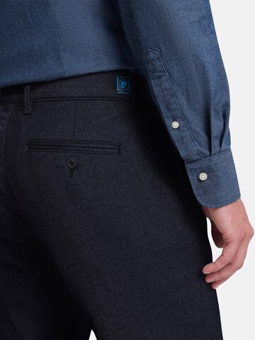 PIERRE CARDIN Regular Chinohose 'Lyon' in Blau