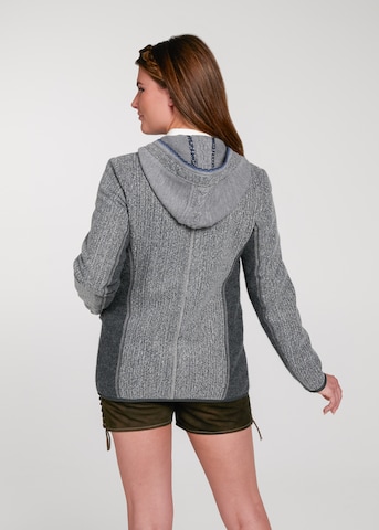 SPIETH & WENSKY Knitted Janker 'Wilhelmina' in Grey