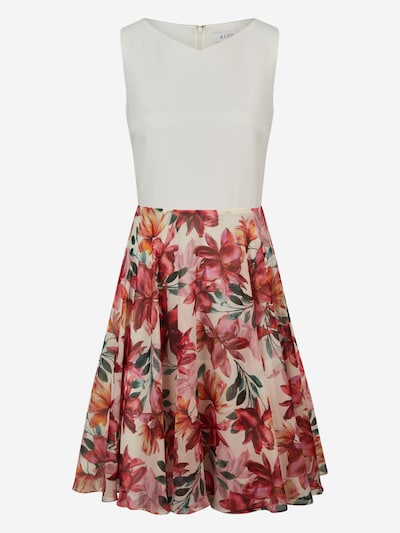 KLEO Cocktail Dress in Cream / Dark green / Carmine red / White, Item view