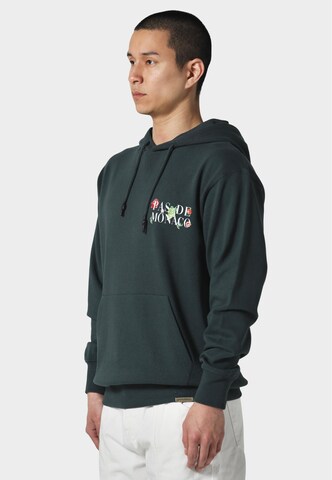Pas De Monaco Sweatshirt 'FLORALE' in Grün