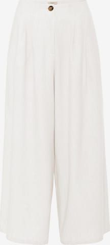 Wide Leg Pantalon Antioch en blanc : devant