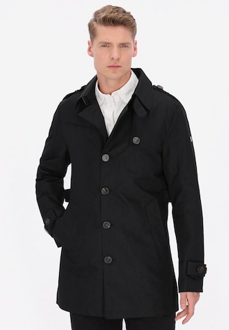 Manteau mi-saison DreiMaster Klassik en noir : devant