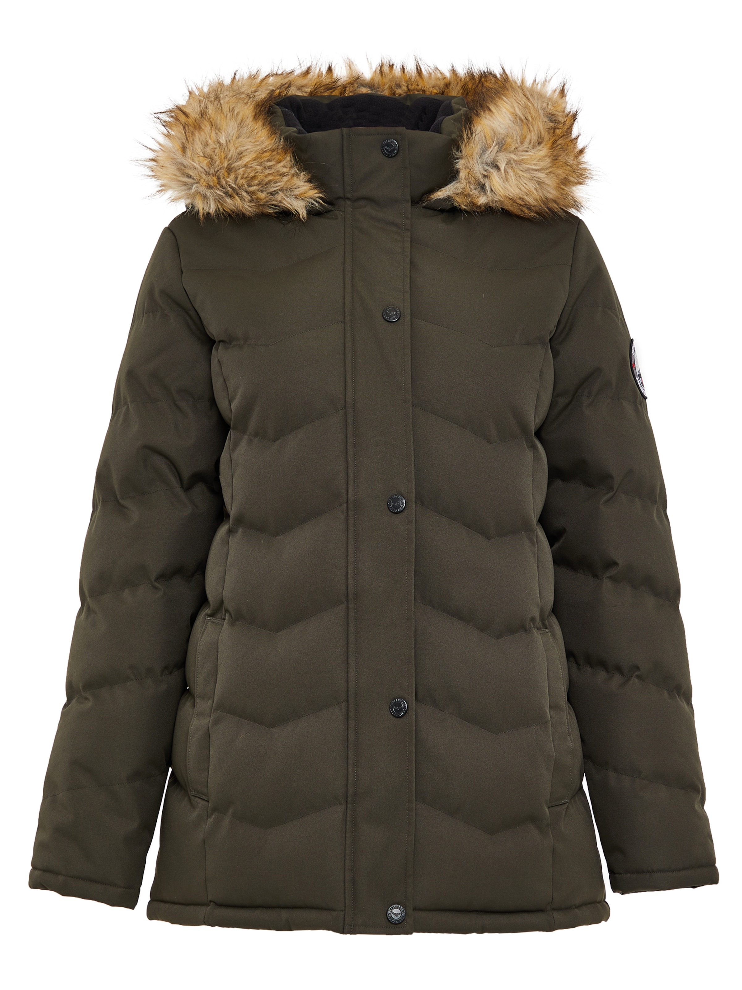 Threadbare Jacke in Grün: Vorderseite