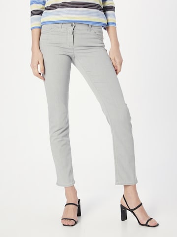 Coupe slim Jean GERRY WEBER en gris : devant