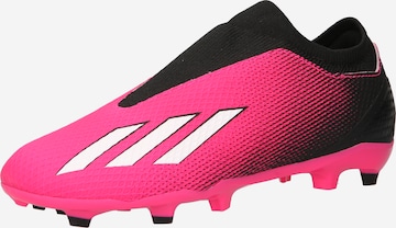 ADIDAS PERFORMANCE Athletic Shoes 'X Speedportal.3 Laceless Firm Ground' in Pink: front