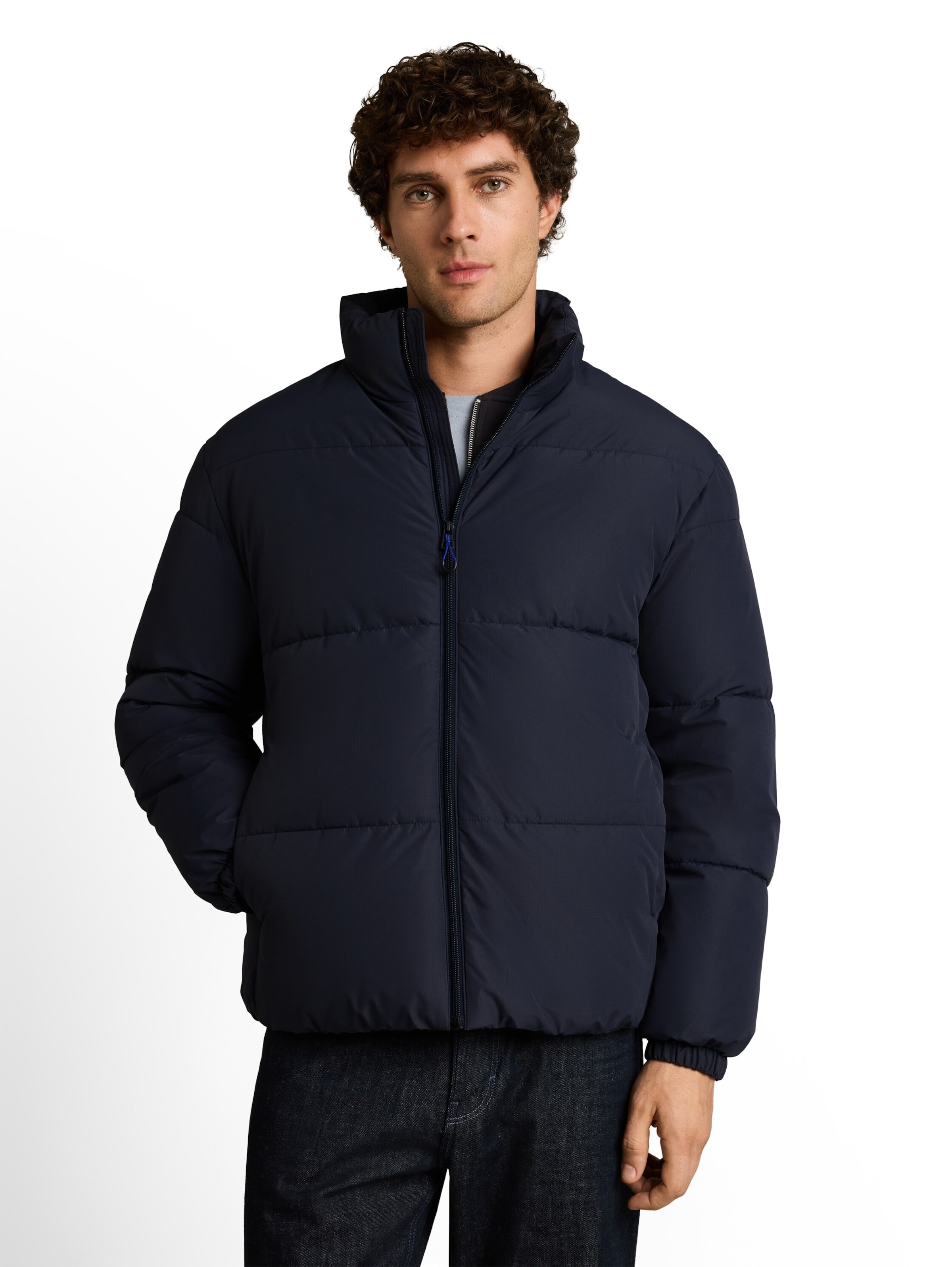 TOM TAILOR DENIM - Chaqueta de invierno en azul: frente