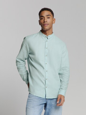Coupe regular Chemise No Excess en bleu : devant