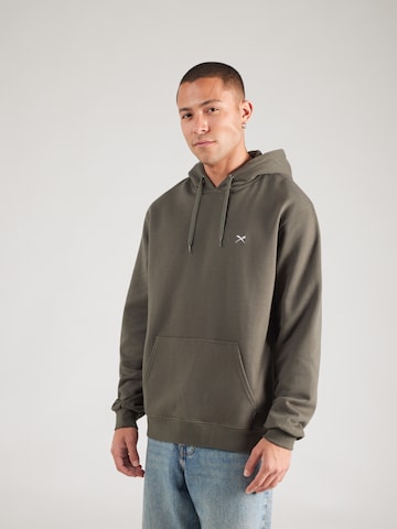 Iriedaily - Ajuste regular Sudadera 'Mini Flag 2' en verde: frente