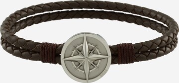 BOSS Armband 'NORTH' in Braun: predná strana