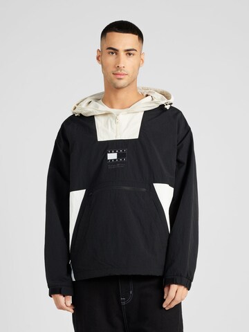 Tommy Jeans Between-season jacket in Black: front