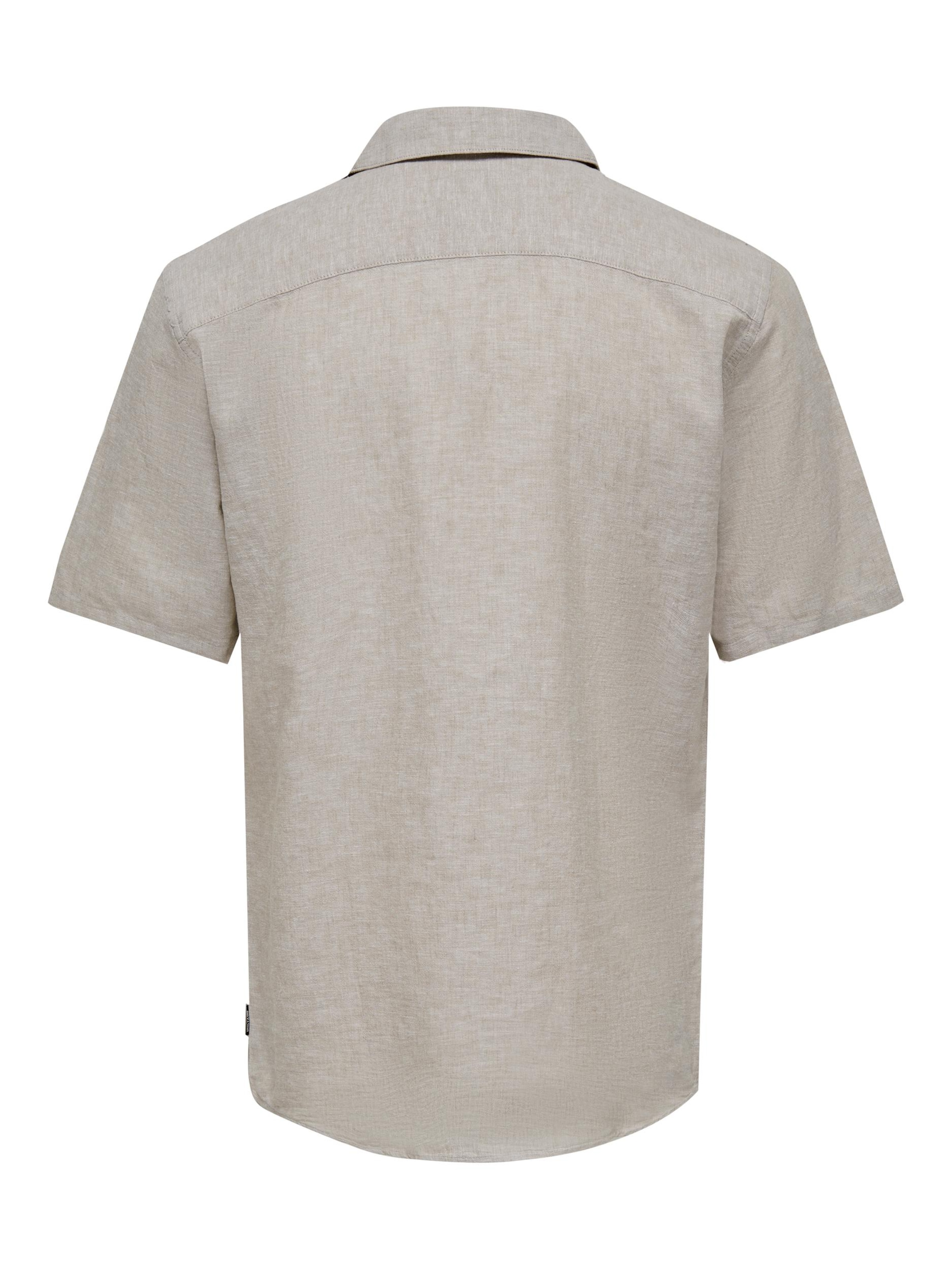 Coupe regular Chemise 'Caiden' Only & Sons en gris
