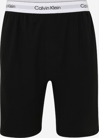 Calvin Klein UnderwearPidžama hlače - crna boja: prednji dio