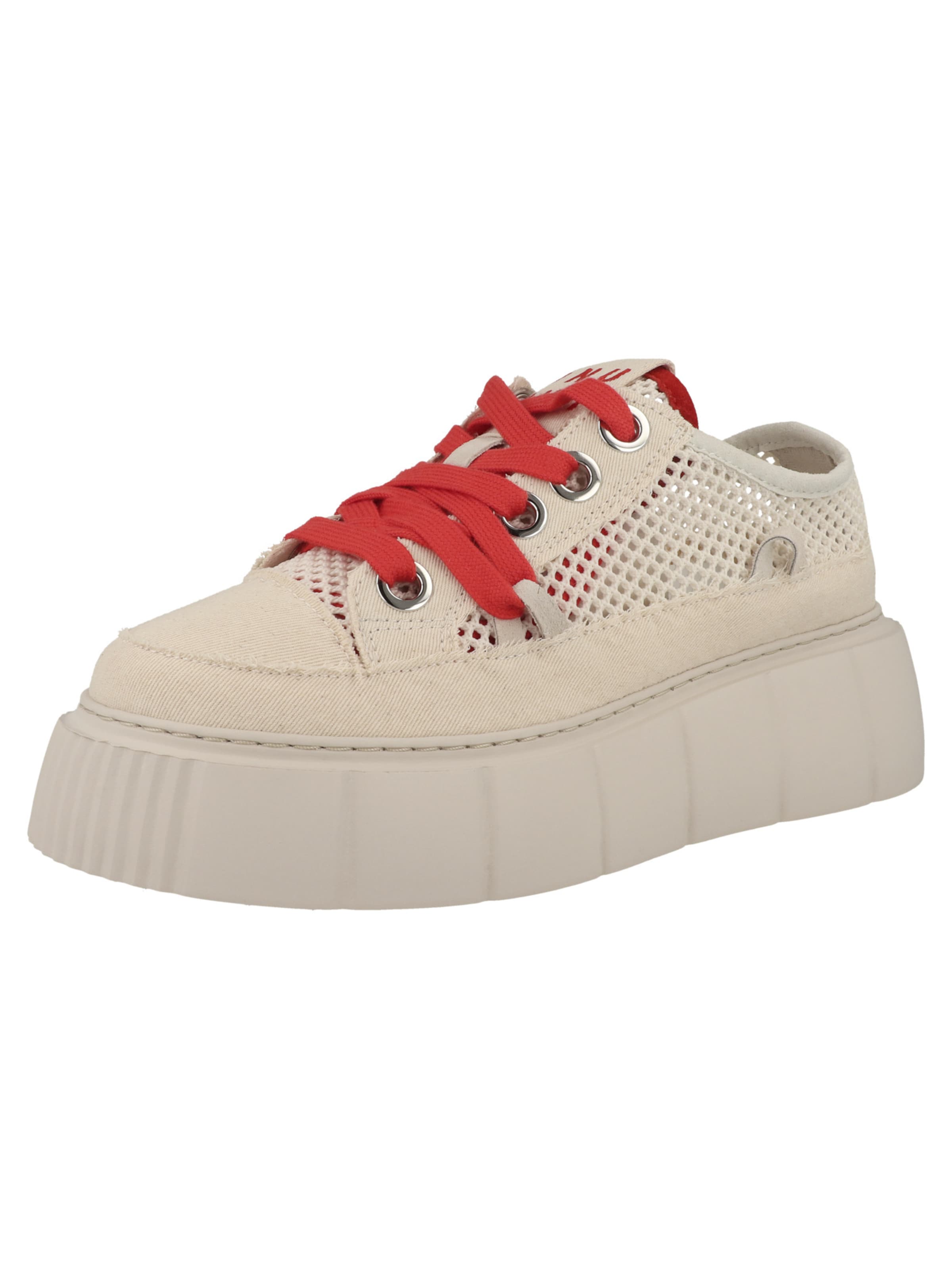 INUIKII Platform trainers 'Matilda' in Beige: front