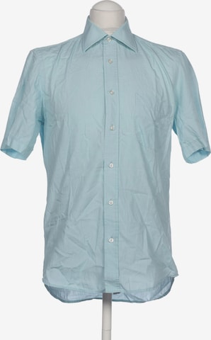 BOSS Button Up Shirt in S in Blue: front