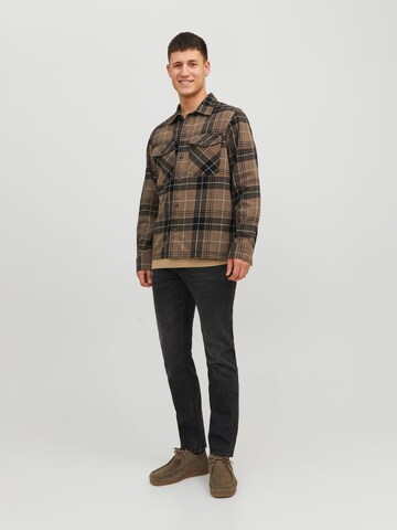 JACK & JONES Baggy Jeans 'Mike' in Zwart