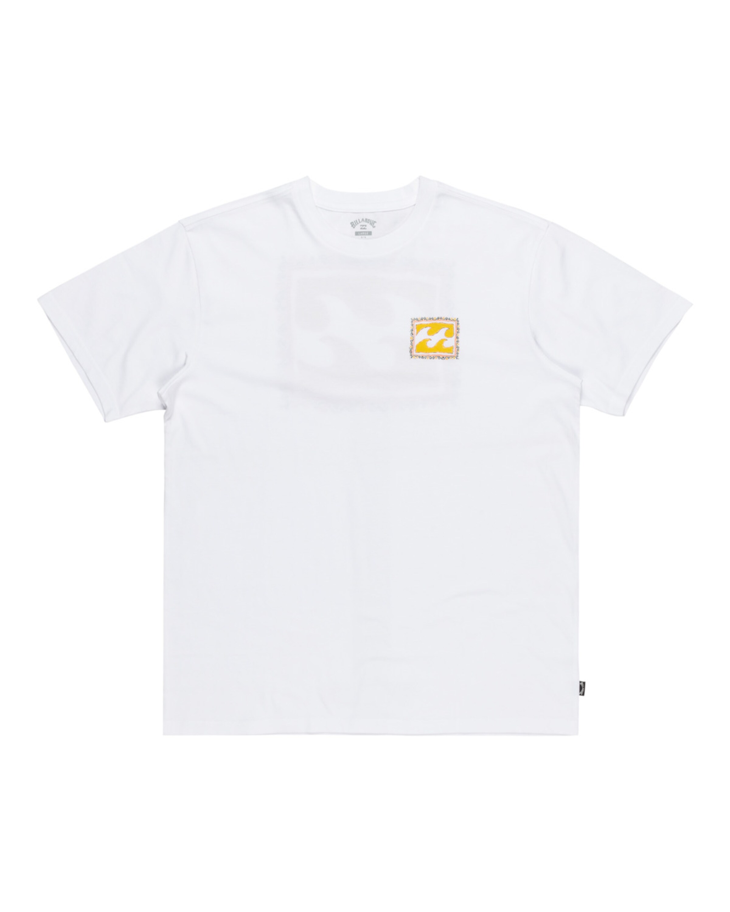 T-Shirt 'Crayon Wave' BILLABONG en blanc : devant