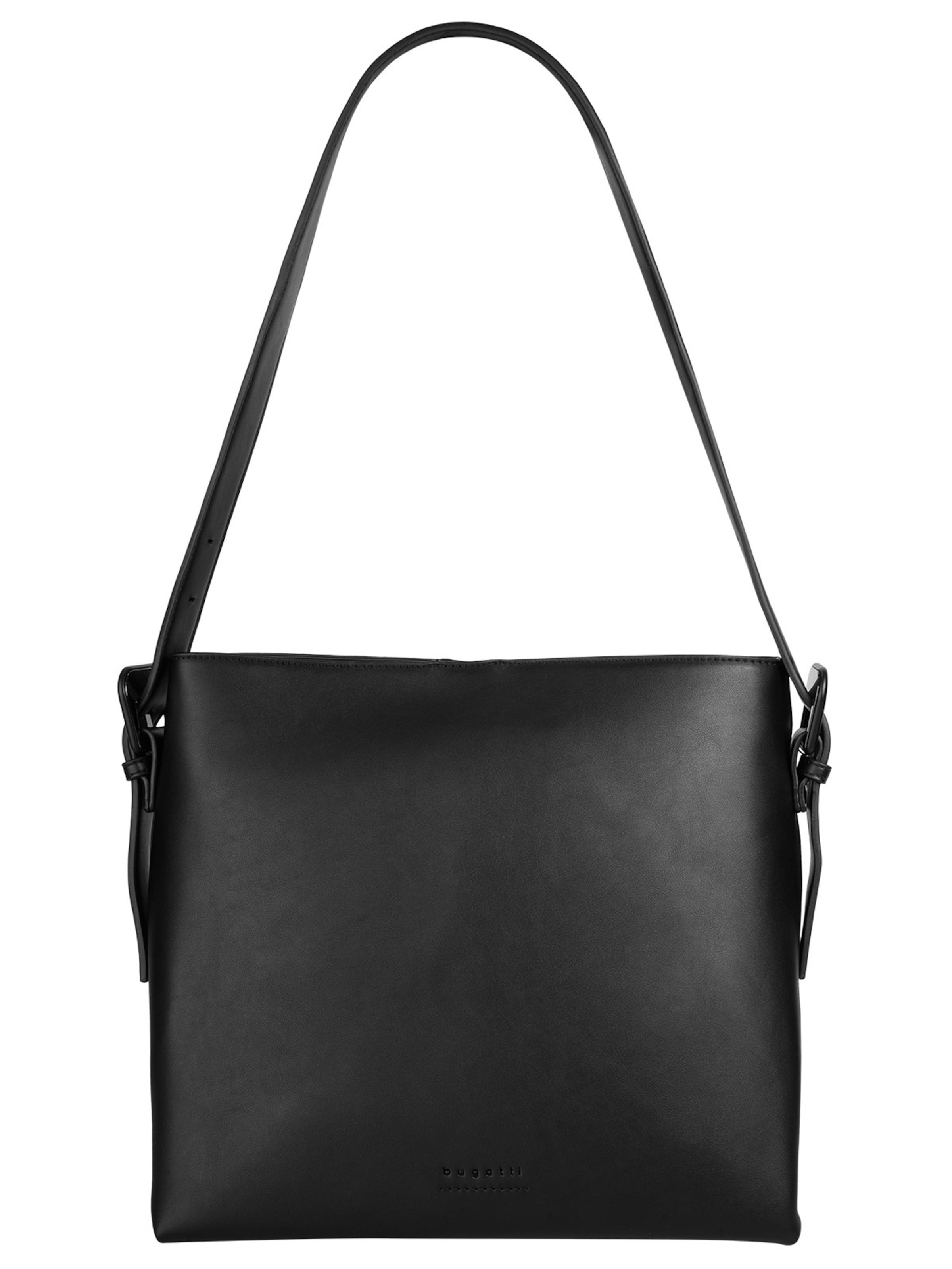 bugatti - Bolso de hombro 'LUNA' en negro: frente