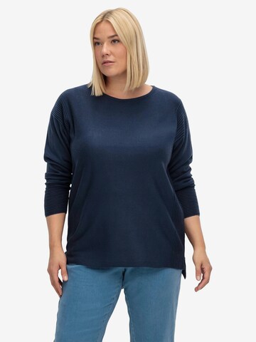 SHEEGO Sweater in Blue: front