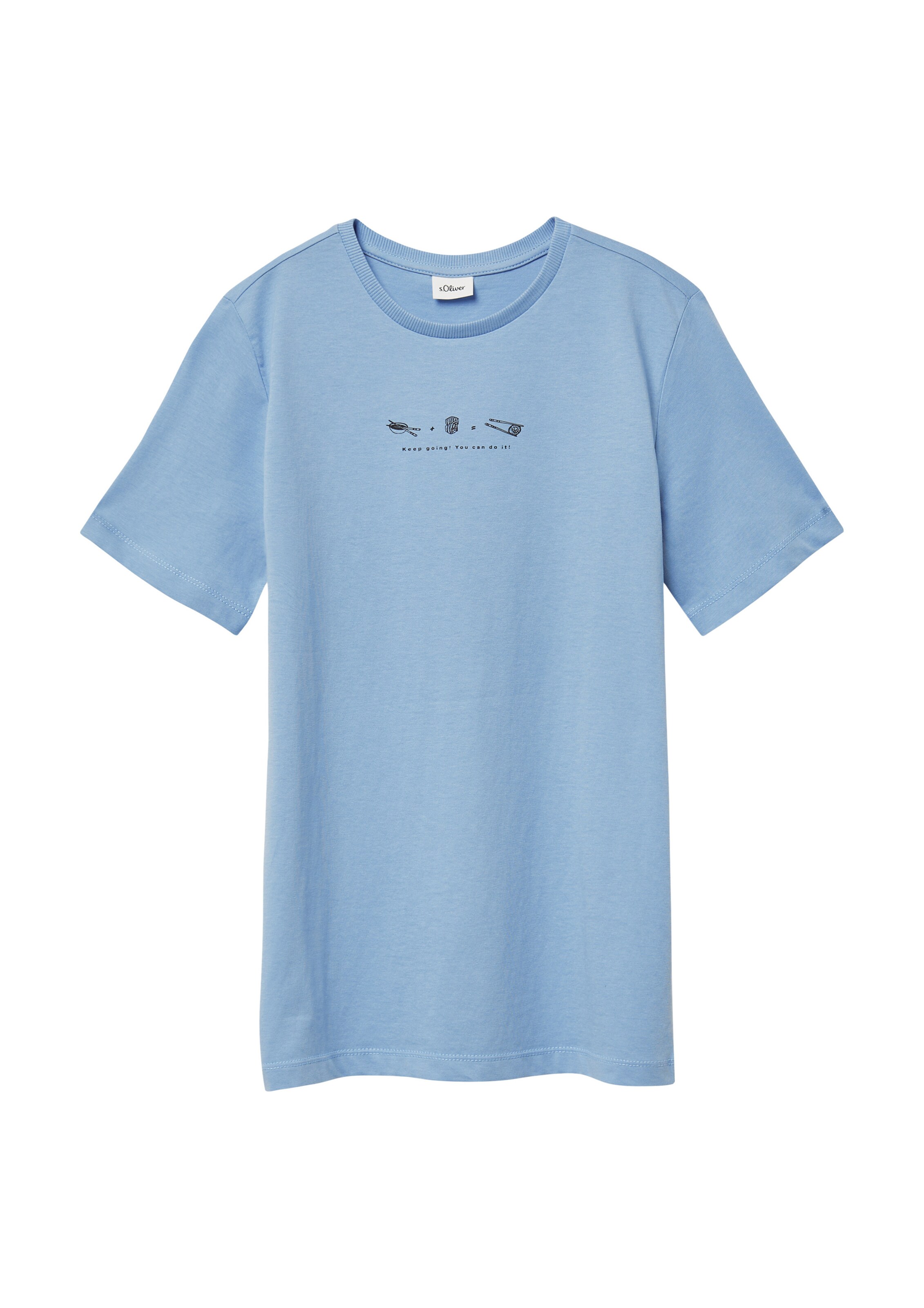 T-Shirt s.Oliver en bleu : devant