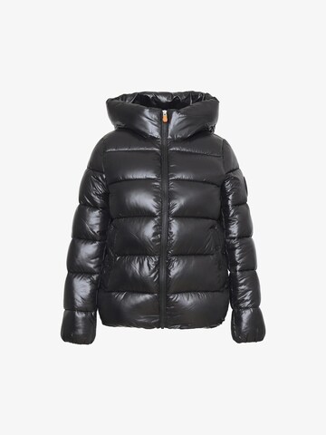 SAVE THE DUCK Winterjacke 'LOVE' in Schwarz: Vorderseite