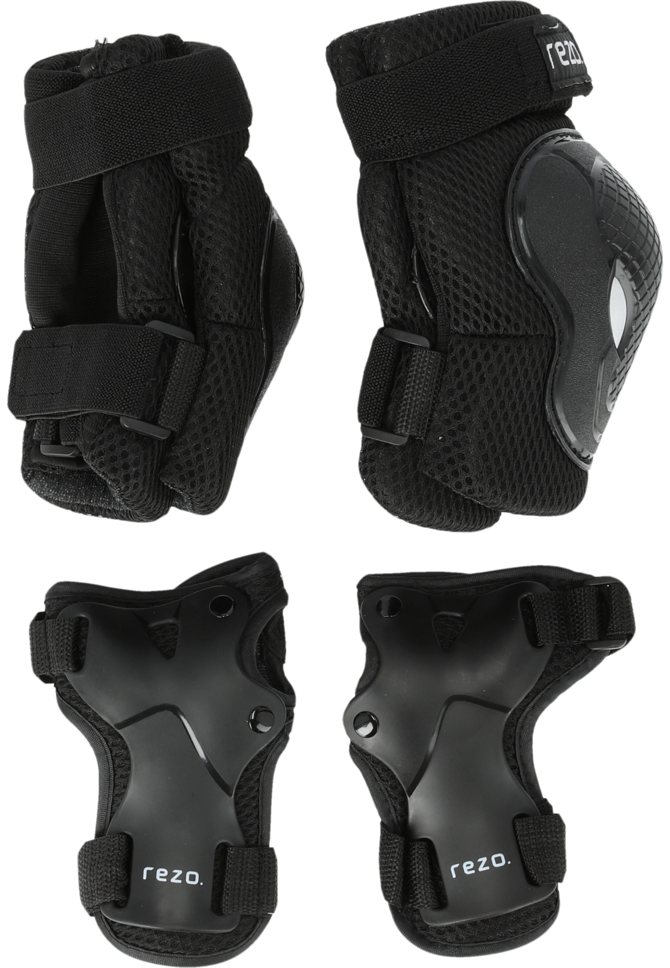 Rezo Beschermers 'Haslam' in Zwart: voorkant