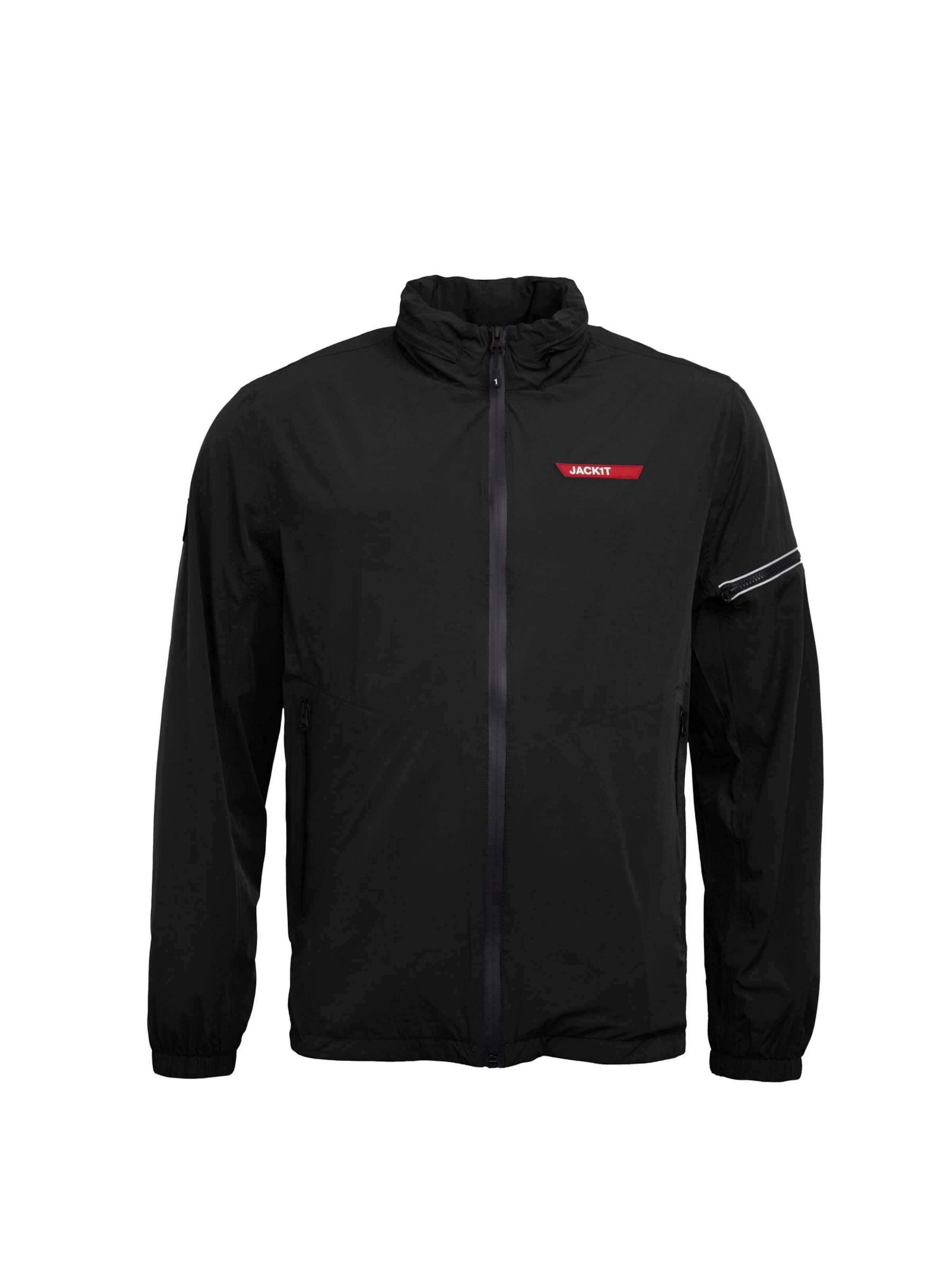 JACK1T Outdoor jacket 'Palladium' in Black: front