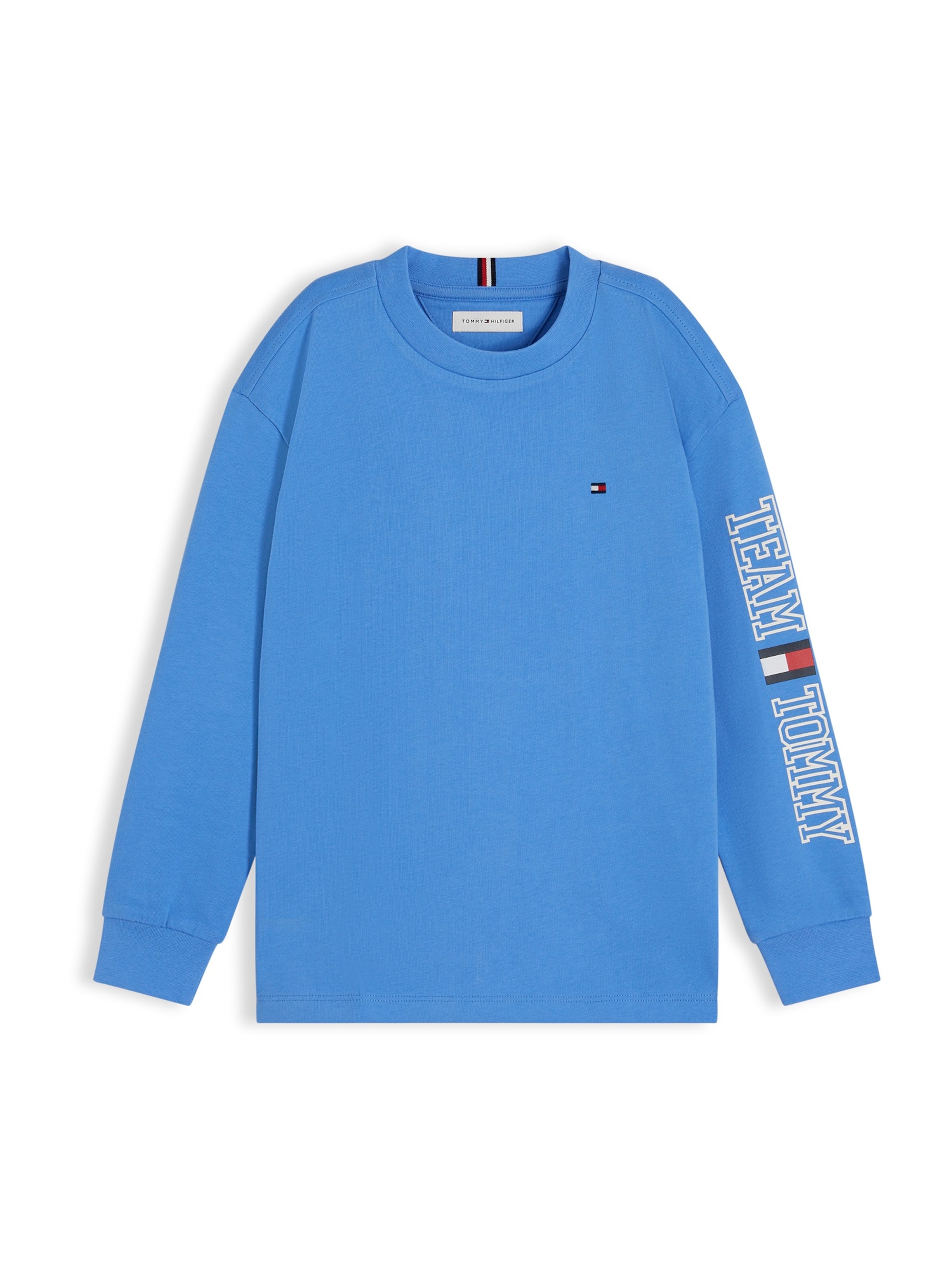 TOMMY HILFIGER Shirt 'TEAM' in Blauw: voorkant