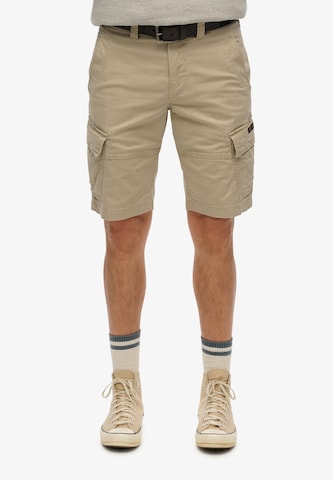 Superdry Regular Cargobroek in Grijs: voorkant