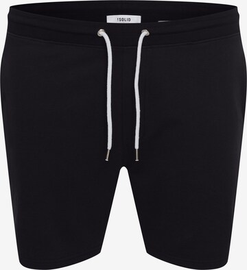 !Solid Sweatshorts 'Tamp' in Schwarz: predná strana