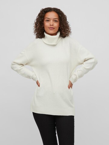 VILA Sweater 'Hanna' in White: front