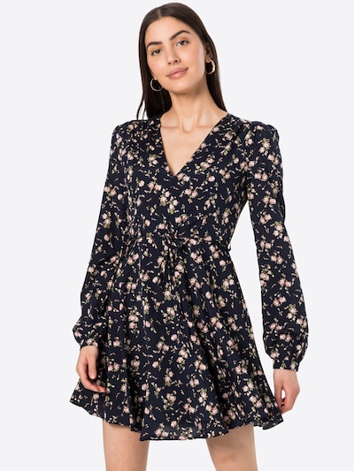 GLAMOROUS Kleid in navy / oliv / rosa, Modelansicht