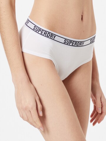 Slip Superdry en blanc : devant