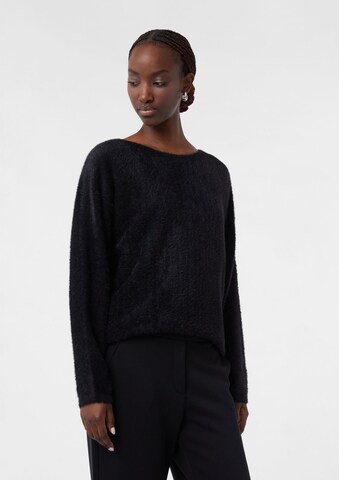 Pull-over COMMA en noir : devant