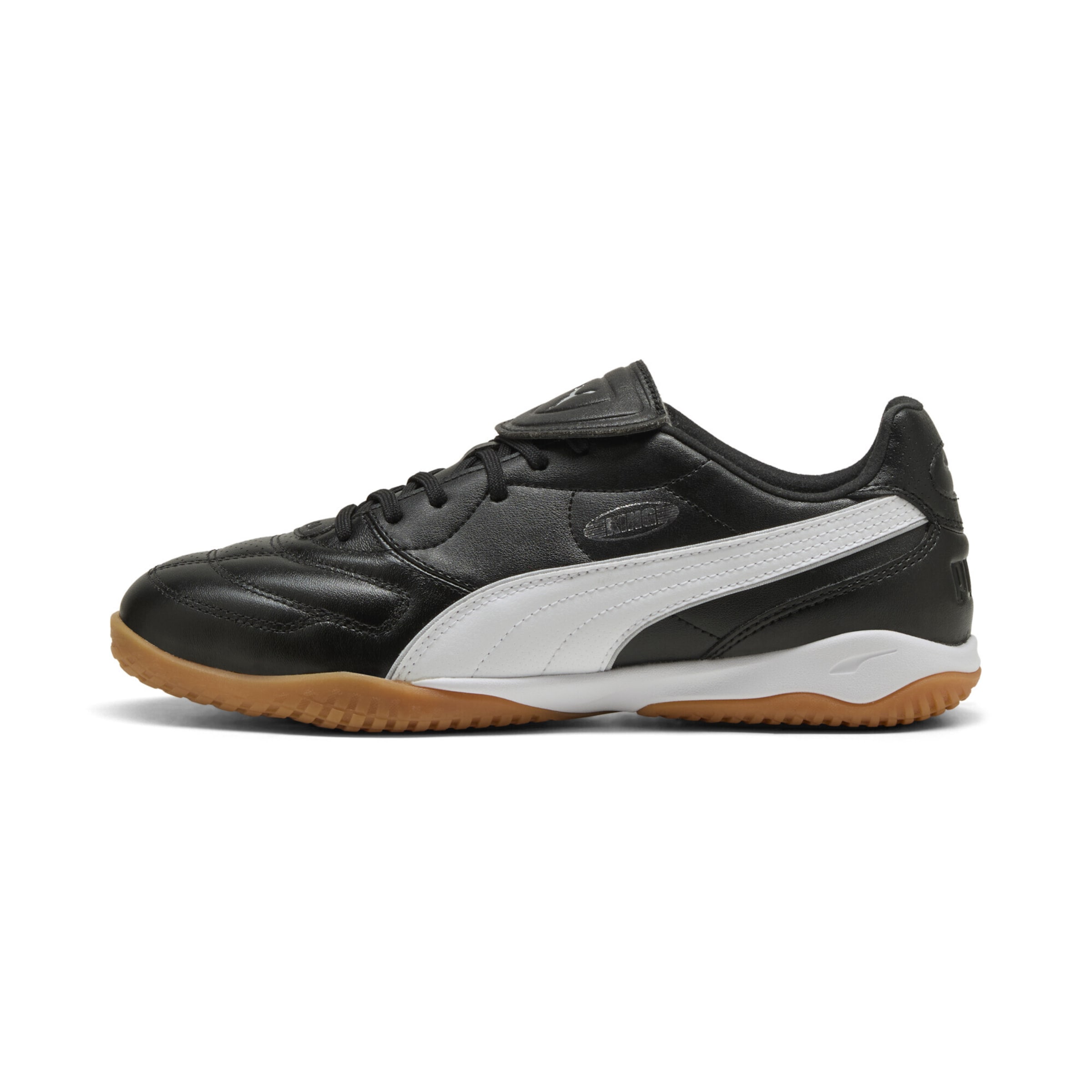 Chaussure de foot 'King Liga' PUMA en noir : devant