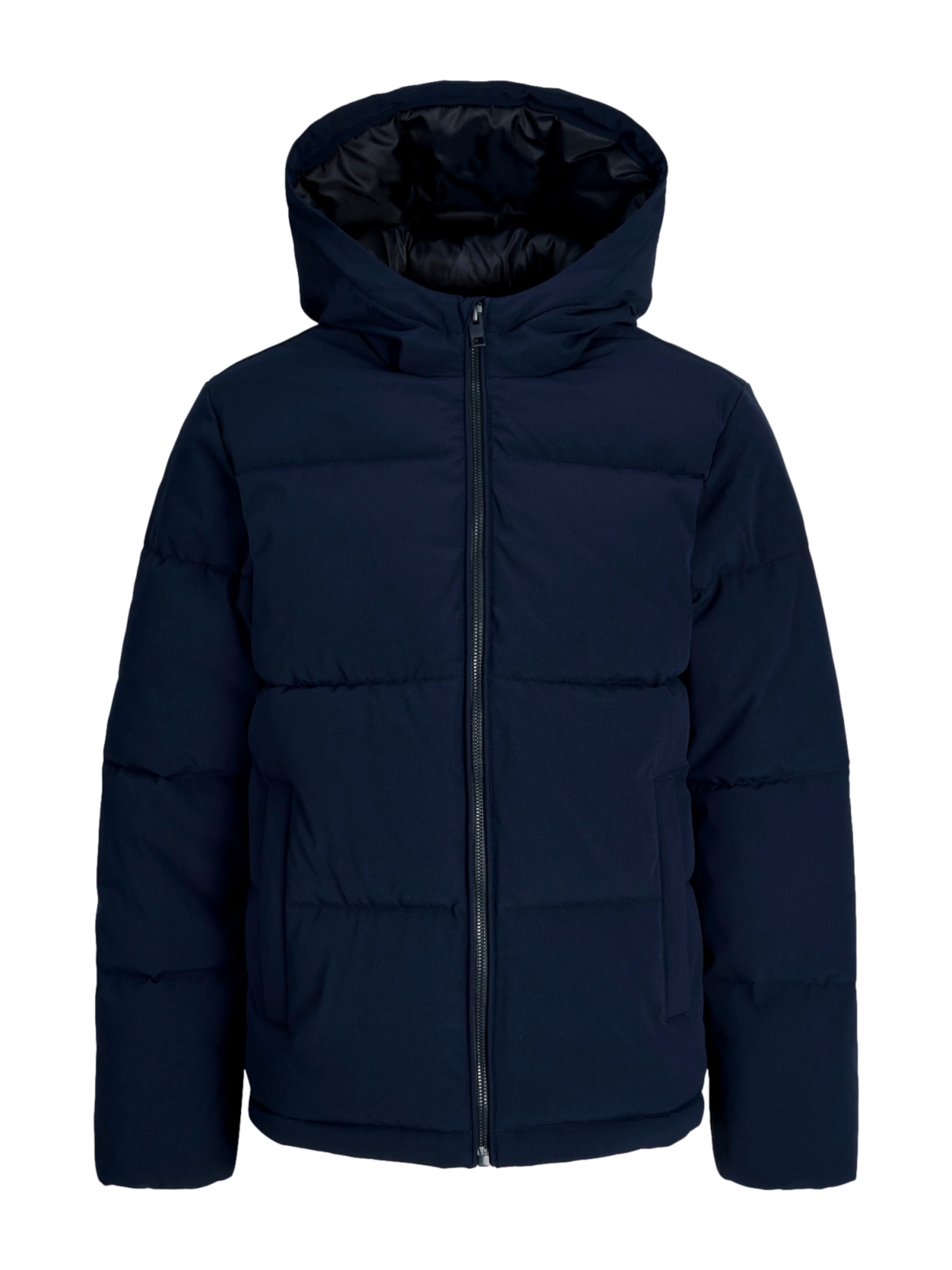 Jack & Jones Junior Winterjas 'Galaxy' in Blauw: voorkant