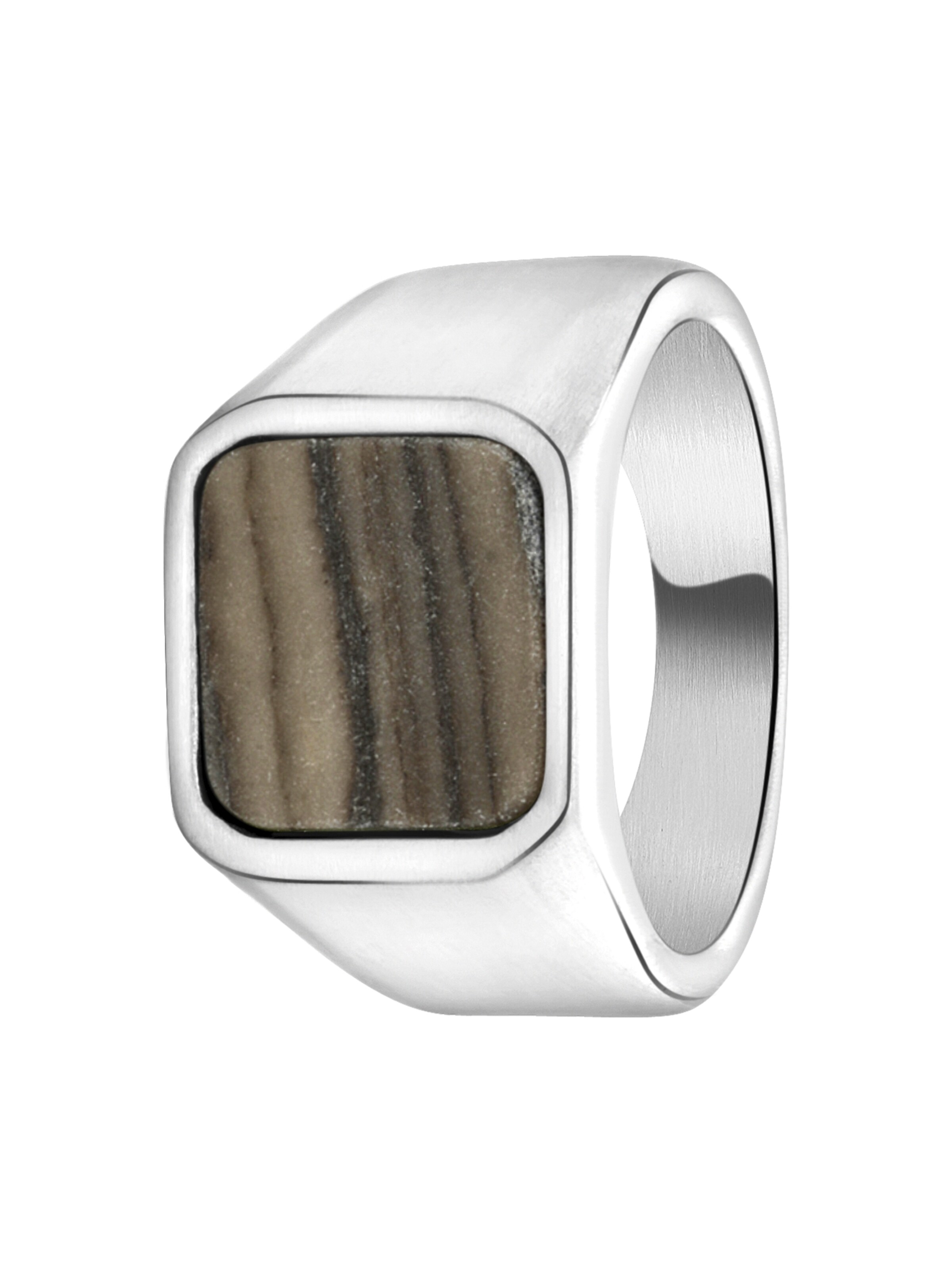 Lucardi Ring in Silver: front