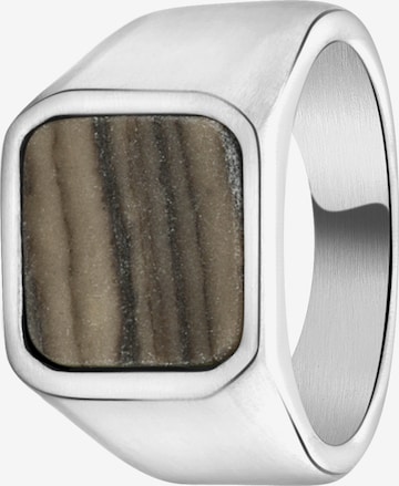 Lucardi Ring in Silver: front