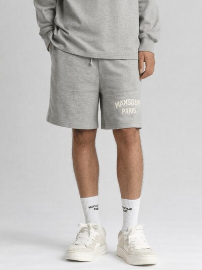 Mansour Workout Pants 'Paris College' in Light grey, Item view