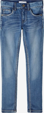 NAME IT Skinny Farkut 'Theo' värissä sininen: etupuoli