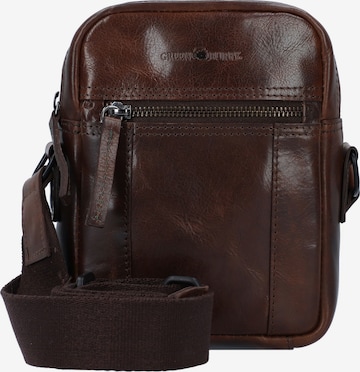 GREENBURRY Umhängetasche 'Newport' in Braun: Vorderseite