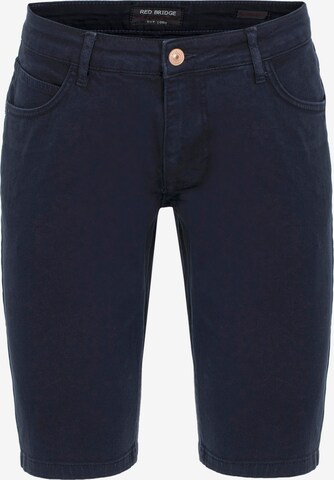 Redbridge Regular Chino 'Rayleigh' in Blauw: voorkant